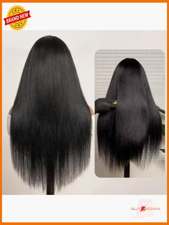 250 Density 13x4 Lace Front Wig Human Hair Pre Plucked Straight Full Lace main image 6